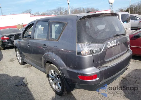 2010 Mitsubishi Outlander Es из США, поврежденный, VIN JA4AS2AW1AZ014008